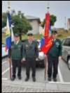 Praporščaki Franc Rus, Jože Arko in Rudolf Gregorič
