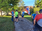 Kratek postanek v vasi Purkače