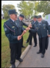 Praporščaki OZVVS Ribnica pripravljajo društveni prapor 