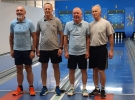 Kegljači Anton Perhaj, Jernej Henigman, Tone Trdan in Ludvik Mate