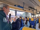 Častni predsednik Franc Mihelič učencem predstavlja življenje in delo generala Maistra