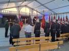 Prihod praporščakov na prizorišče
