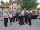 Veterani na pogostitvi v Ribniškem gradu