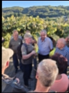 Predaja lesene žlice Oskarju in slovo od Vipavske doline
