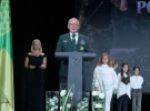 Marko Košir, predsednik OZVVS Ribnica, med pozdravnim nagovorom