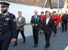 Z leve: Ernest Pirnat podžupan, Marko Košir predsednik OZVVS Ribnica in Blaž Milavec župan Sodražice
