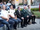 Predstavnika Policijske postaje Ribnica, župan, predsednik OZVVS Ribnica in podžupan